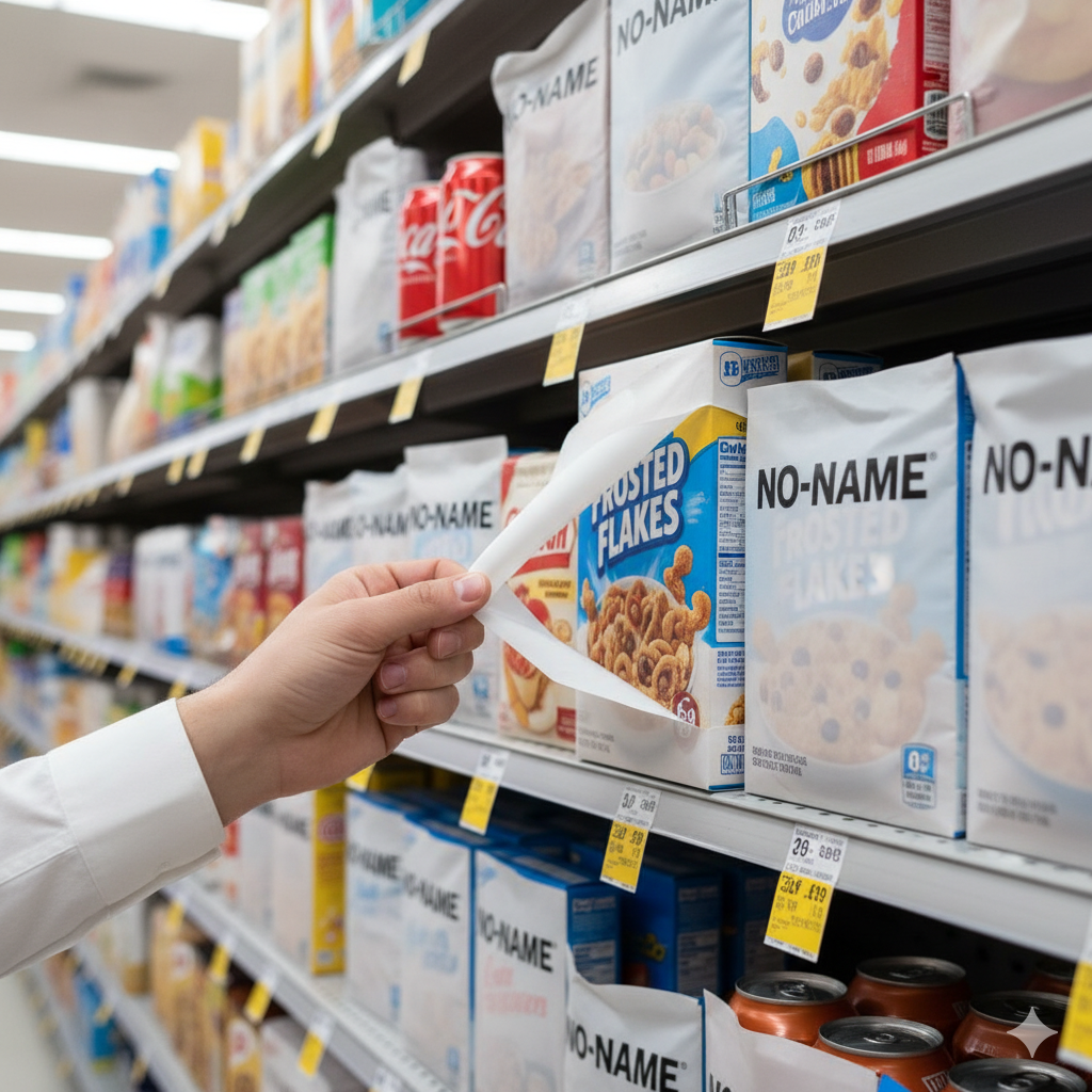 Entlarve die Marken hinter den No-Name-Produkten